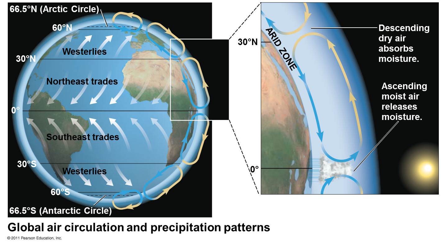 Slide 29: circulation is sun-driven.