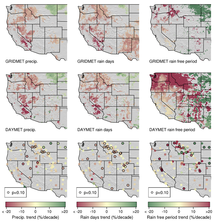 Holden et al. 2018: May-Sept precipitation decline.