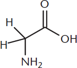 amino acid with R group = H