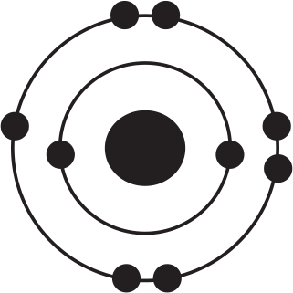 two electrons in shell 1, seven in shell 2